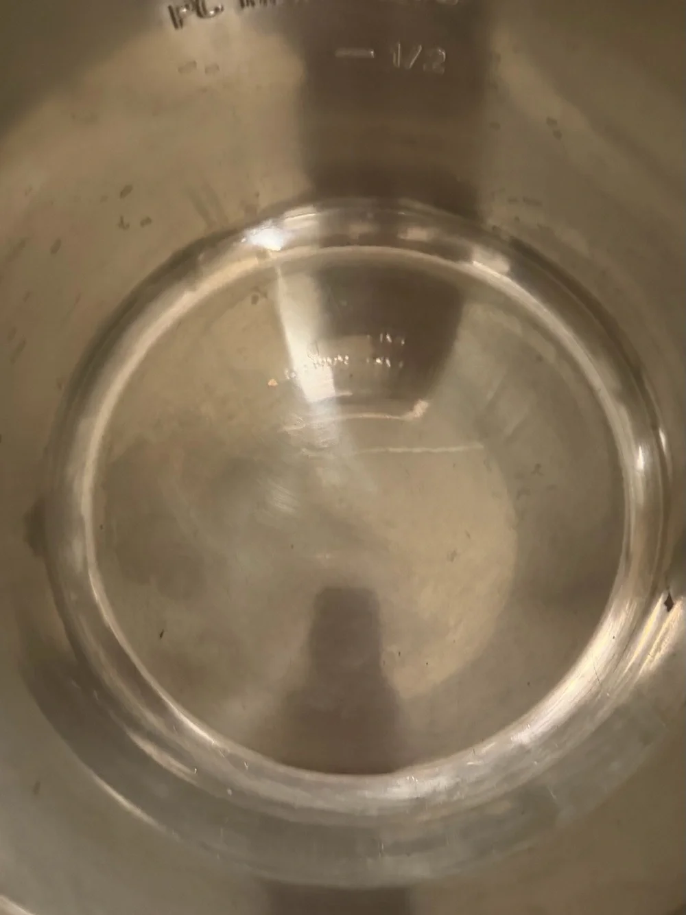 Stainless Steel Instant Pot Liner- Silver Finish 8qt slight wear on bottom